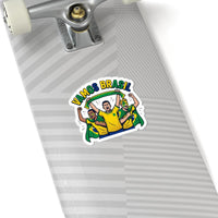 Vamos Brasil Sticker | Soccer Championship, Country Pride, Retro Fans