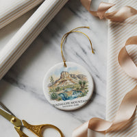 Guadalupe Mountains Watercolor Custom Ornament, Christmas National Park Travel Gift
